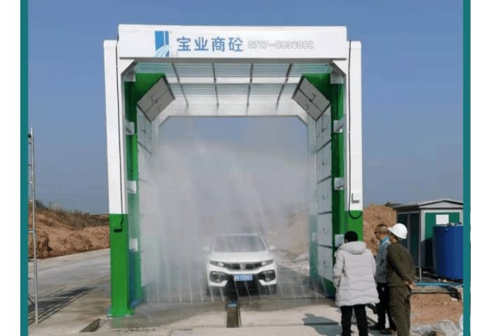 商砼站龍門洗車機-湖北宜昌寶業合作項目[隆茂鑫晟]